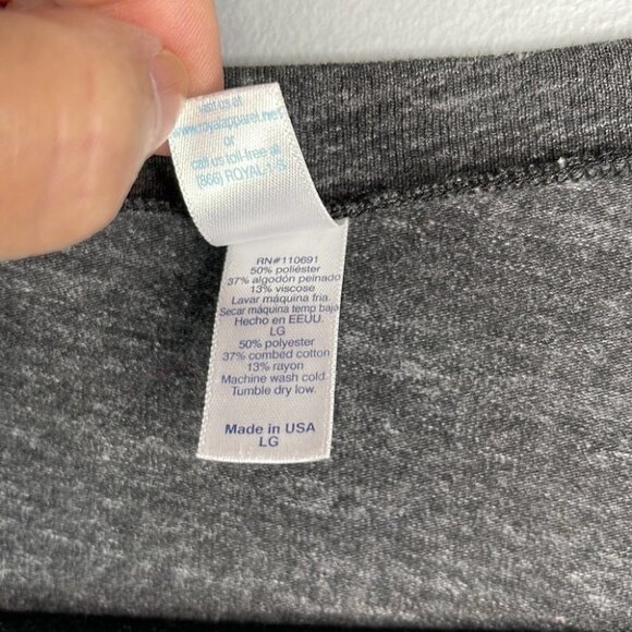 .Dave Matthews Band Graphic Band Tee Charcoal Grey Short Sleeve V-neck Fitted L - Picture 8 of 11